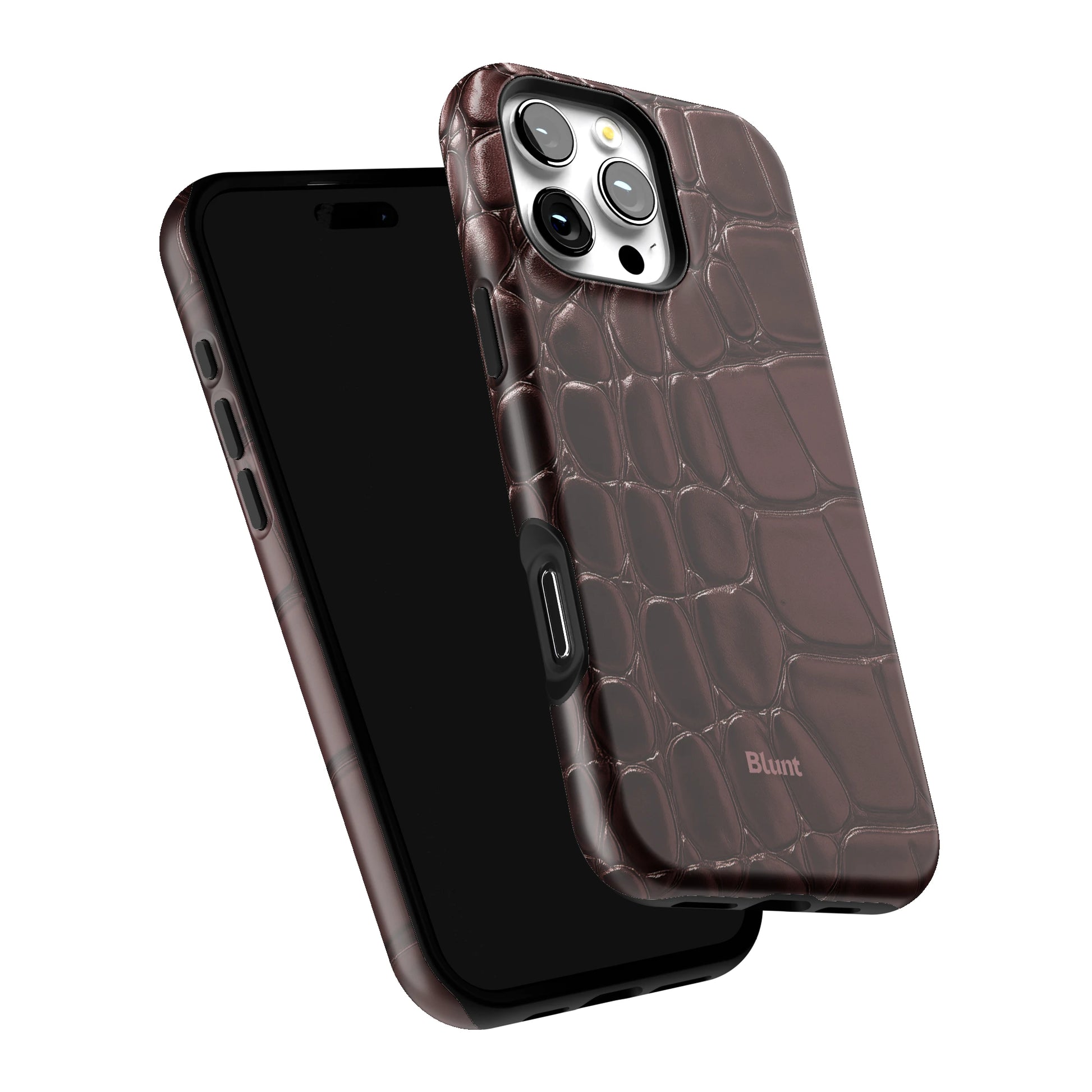 Oxblood Croc iPhone Case gallery - Iphone_16_Pro_Max_6