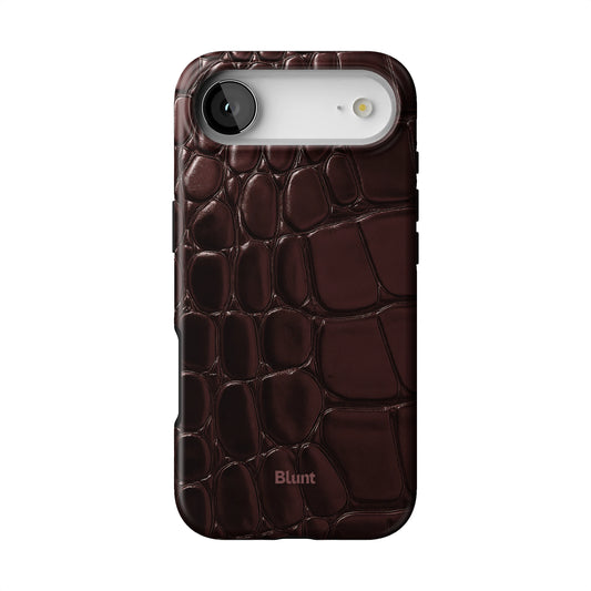 Oxblood Croc iPhone Case gallery - Iphone_17_Air_1