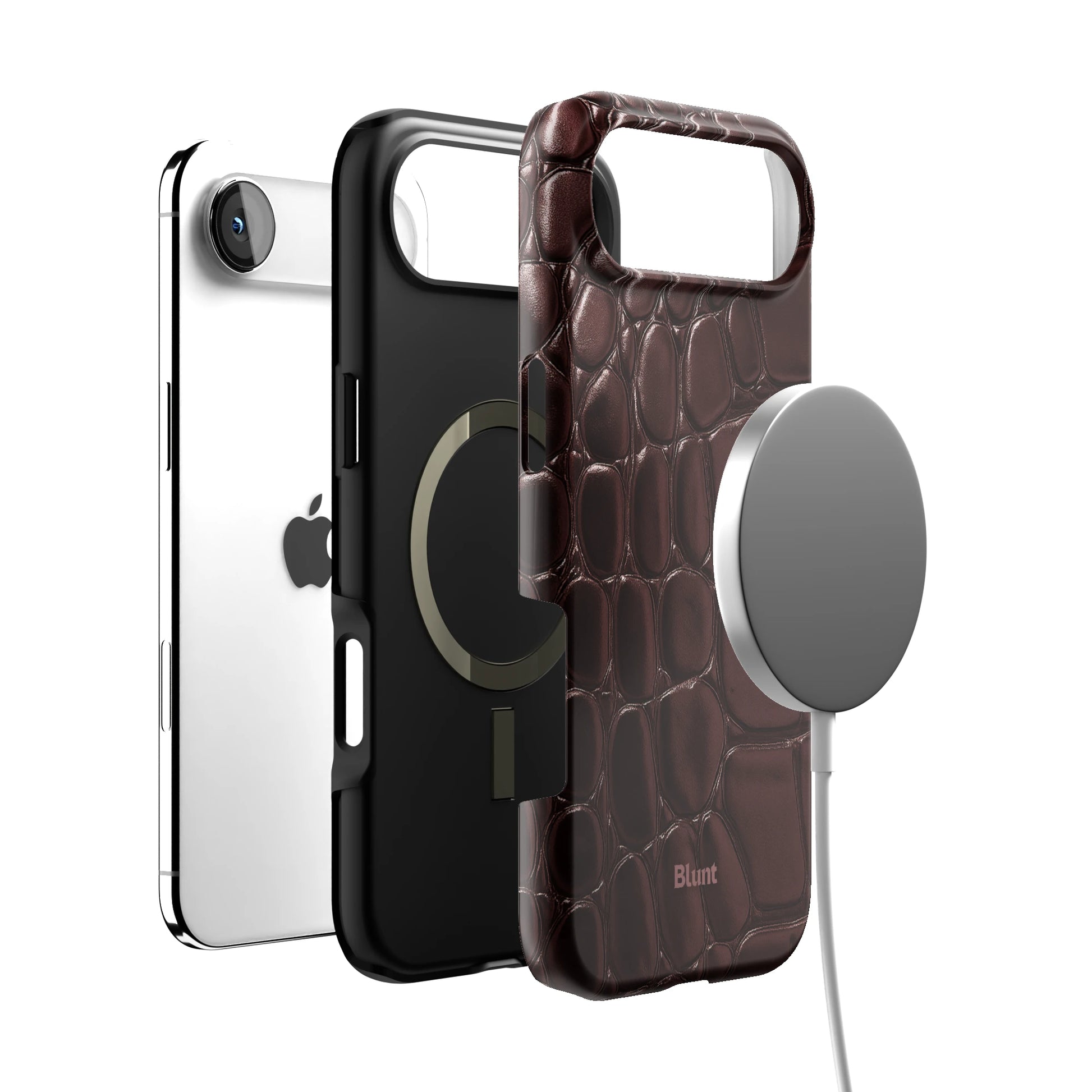 Oxblood Croc iPhone Case gallery - Iphone_17_Air_4