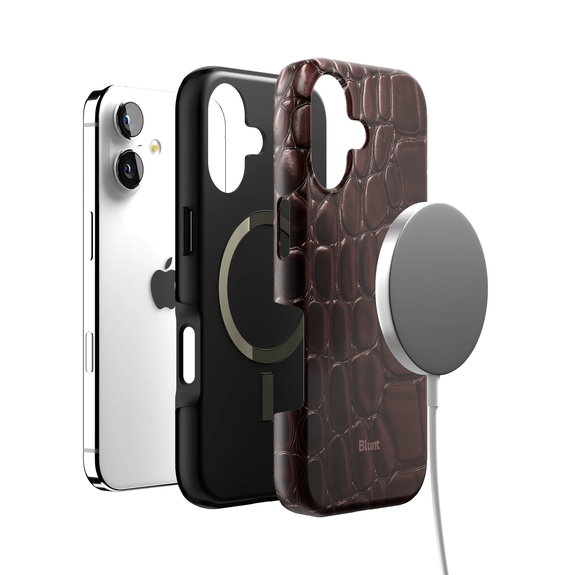 Oxblood Croc iPhone Case gallery - Iphone_17_Iphone_4
