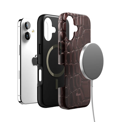 Oxblood Croc iPhone Case gallery - Iphone_17_Iphone_4