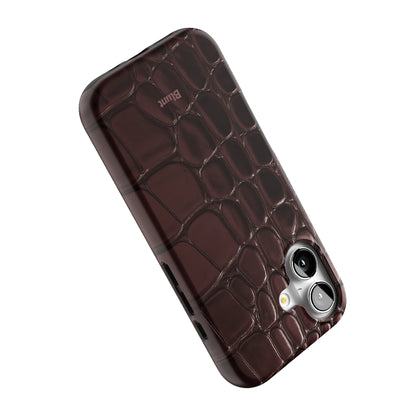 Oxblood Croc iPhone Case gallery - Iphone_17_Iphone_5