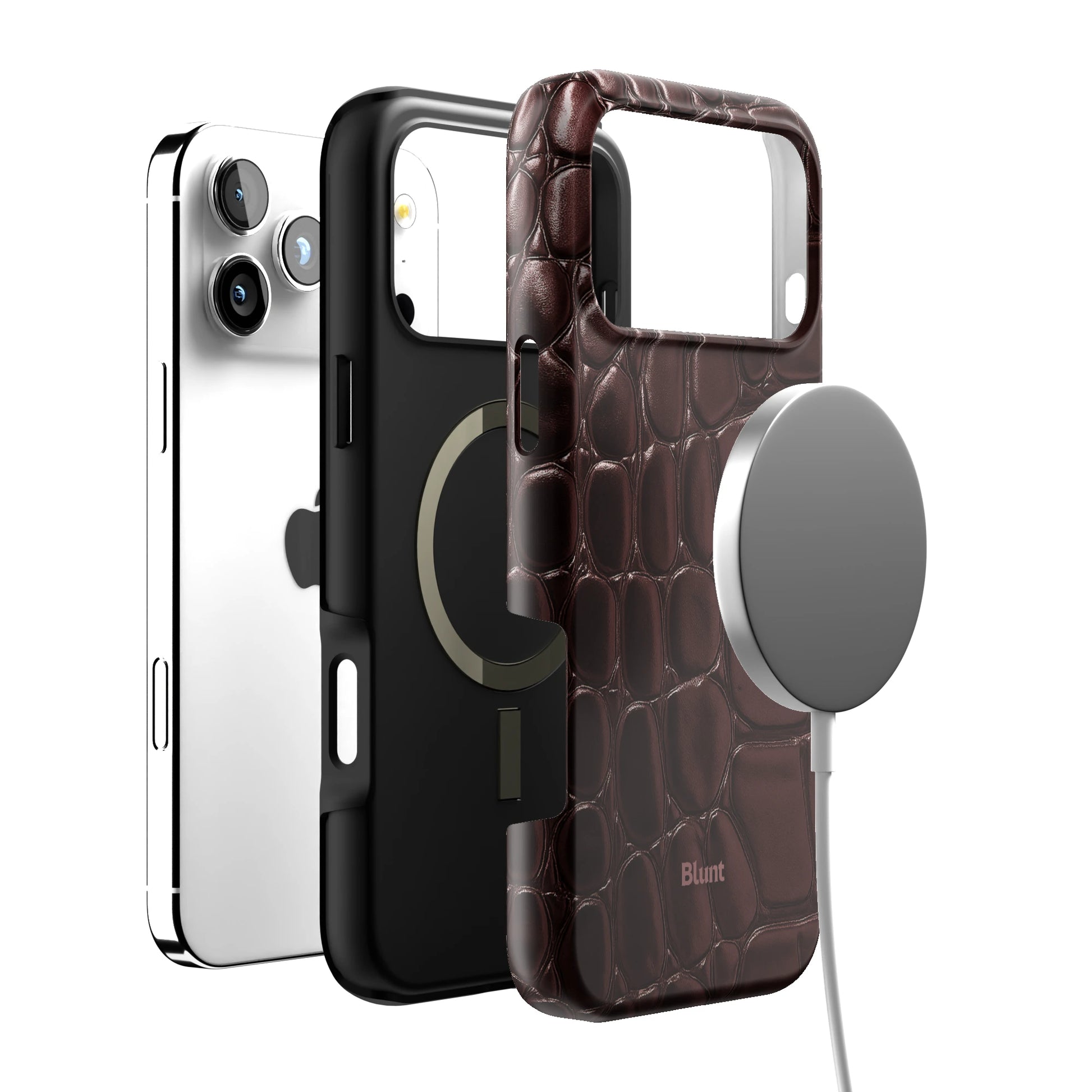 Oxblood Croc iPhone Case gallery - Iphone_17_Pro_Max_4
