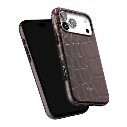 Oxblood Croc iPhone Case gallery - Iphone_17_Pro_Max_6