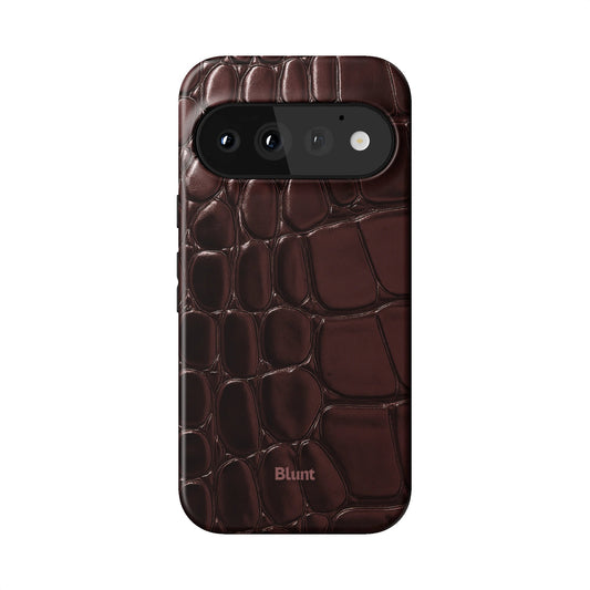 Oxblood Croc Pixel Case - Blunt Cases