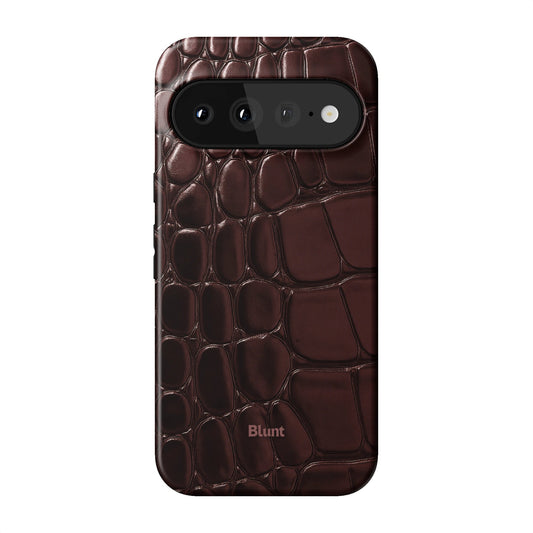 Oxblood Croc Pixel Case - Blunt Cases