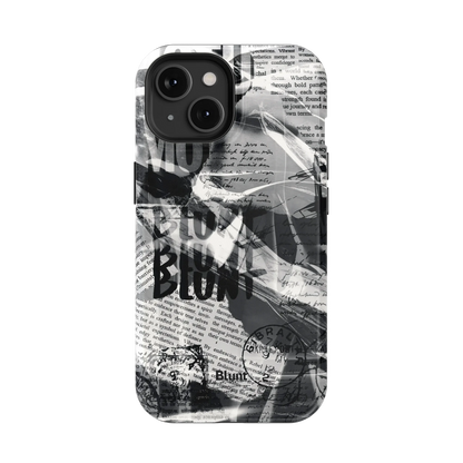 Black Love Letter iPhone Case