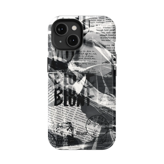 Black Love Letter iPhone Case