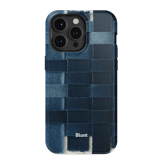 Indigo Weave iPhone Case