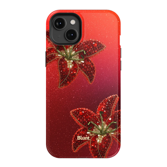 Scarlet Petals iPhone Case