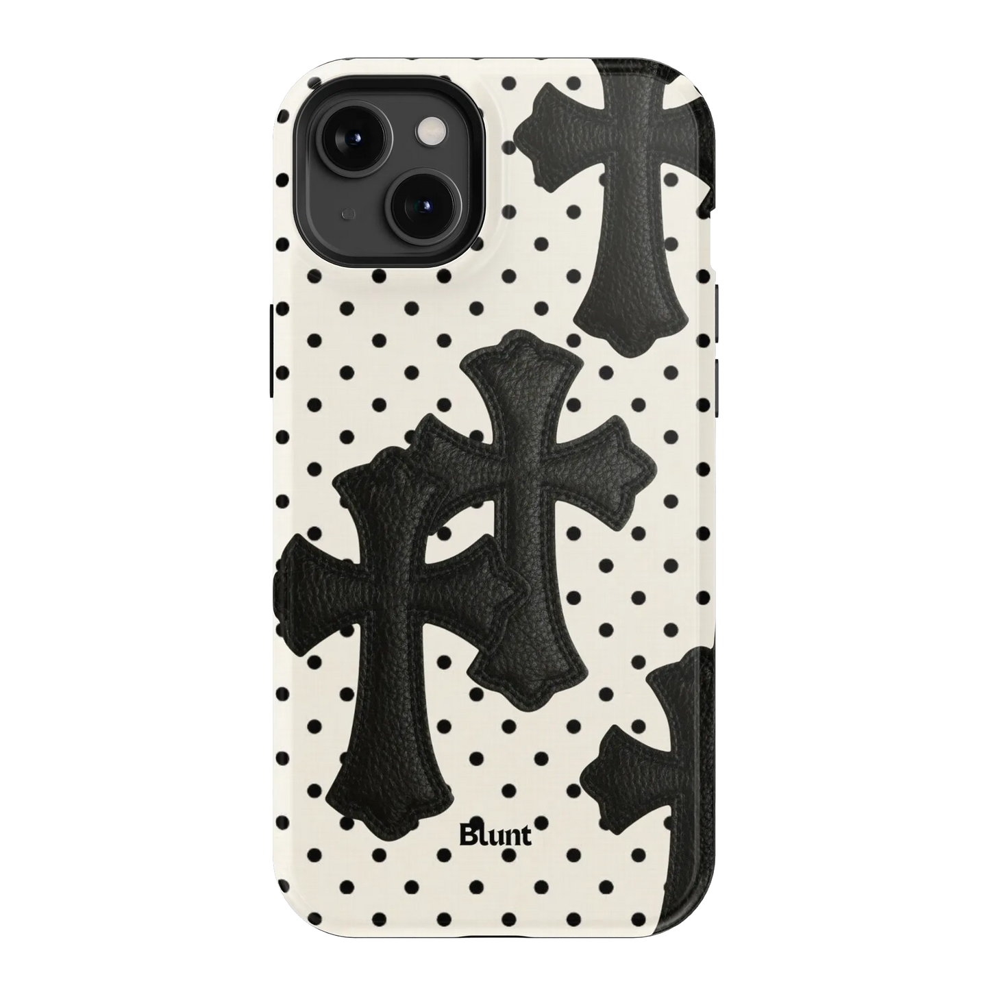 Noir Crosses iPhone Case