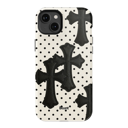Noir Crosses iPhone Case