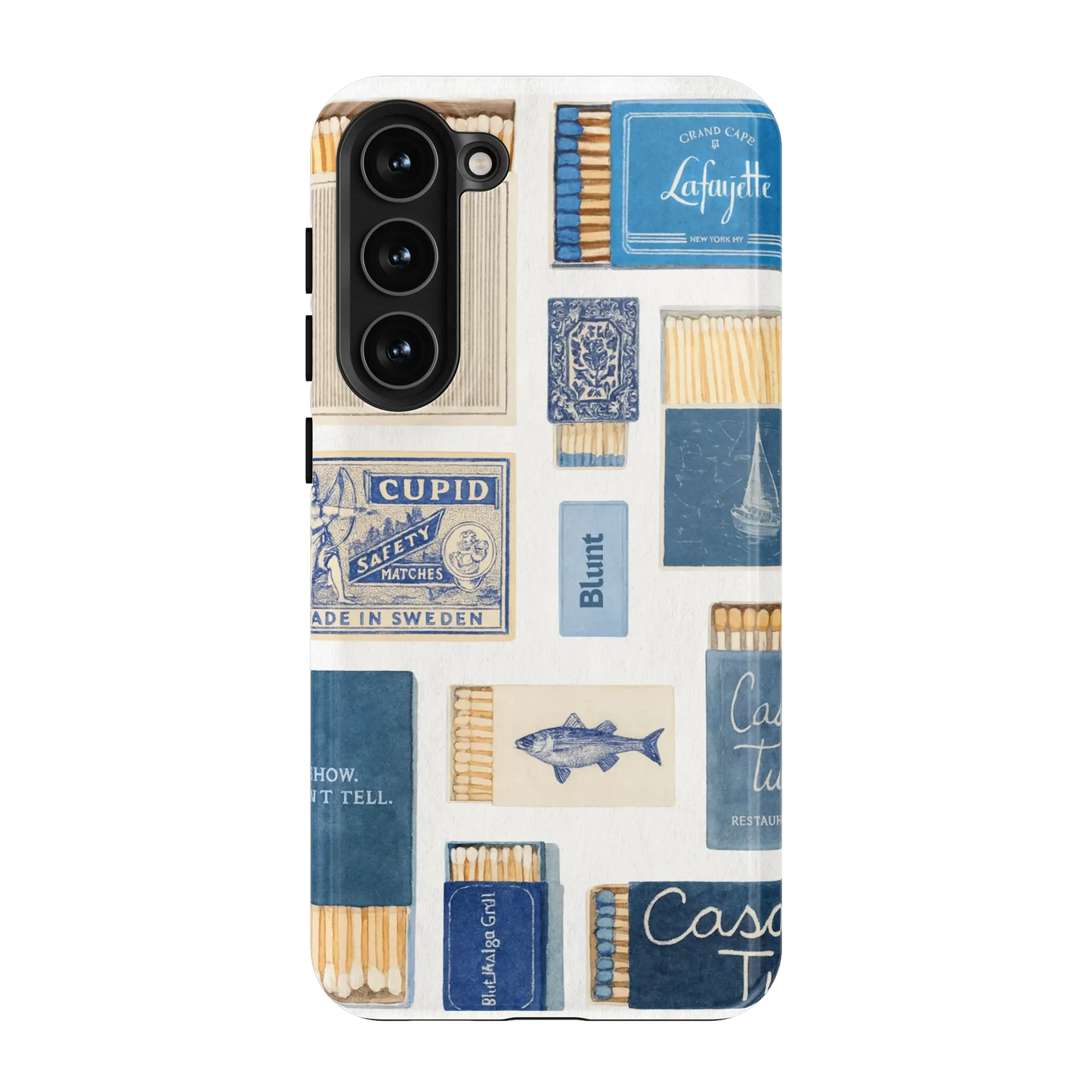 Teal flame Samsung Case