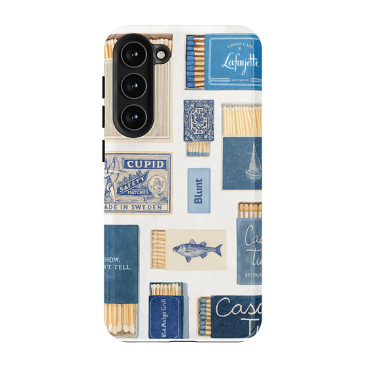Teal flame Samsung Case
