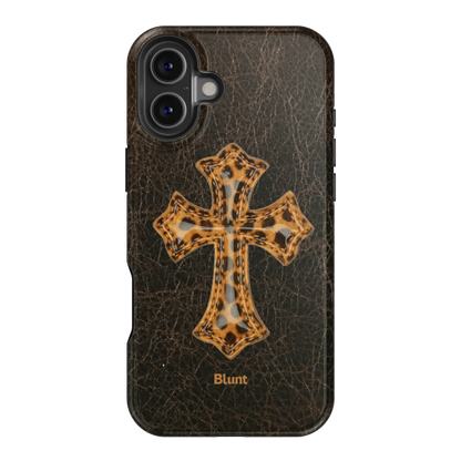 Golden Celine iPhone Case