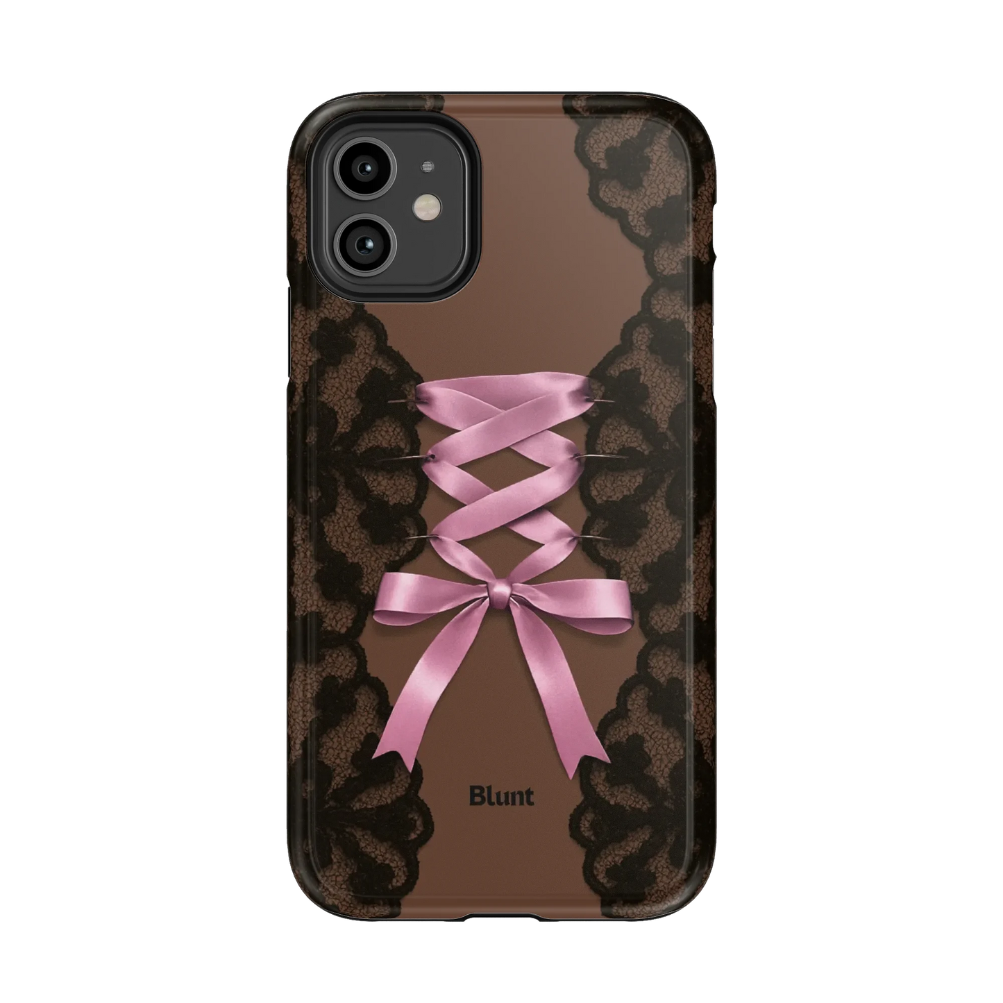 Brown Corset iPhone Case