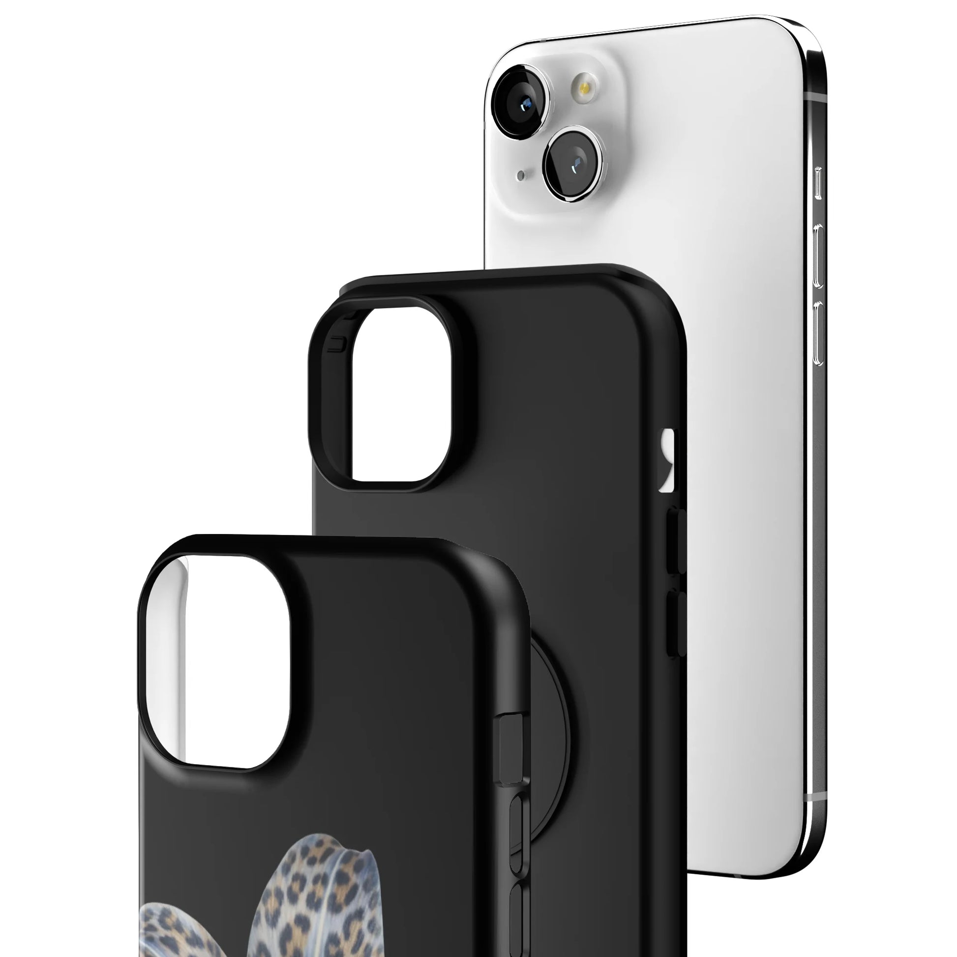 Blue-Leopard-Bloom-iphone-case-iPhone 15 Plus-3