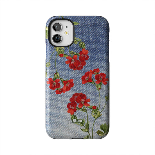 Denim-Posy-iphone-case-iPhone 11-1