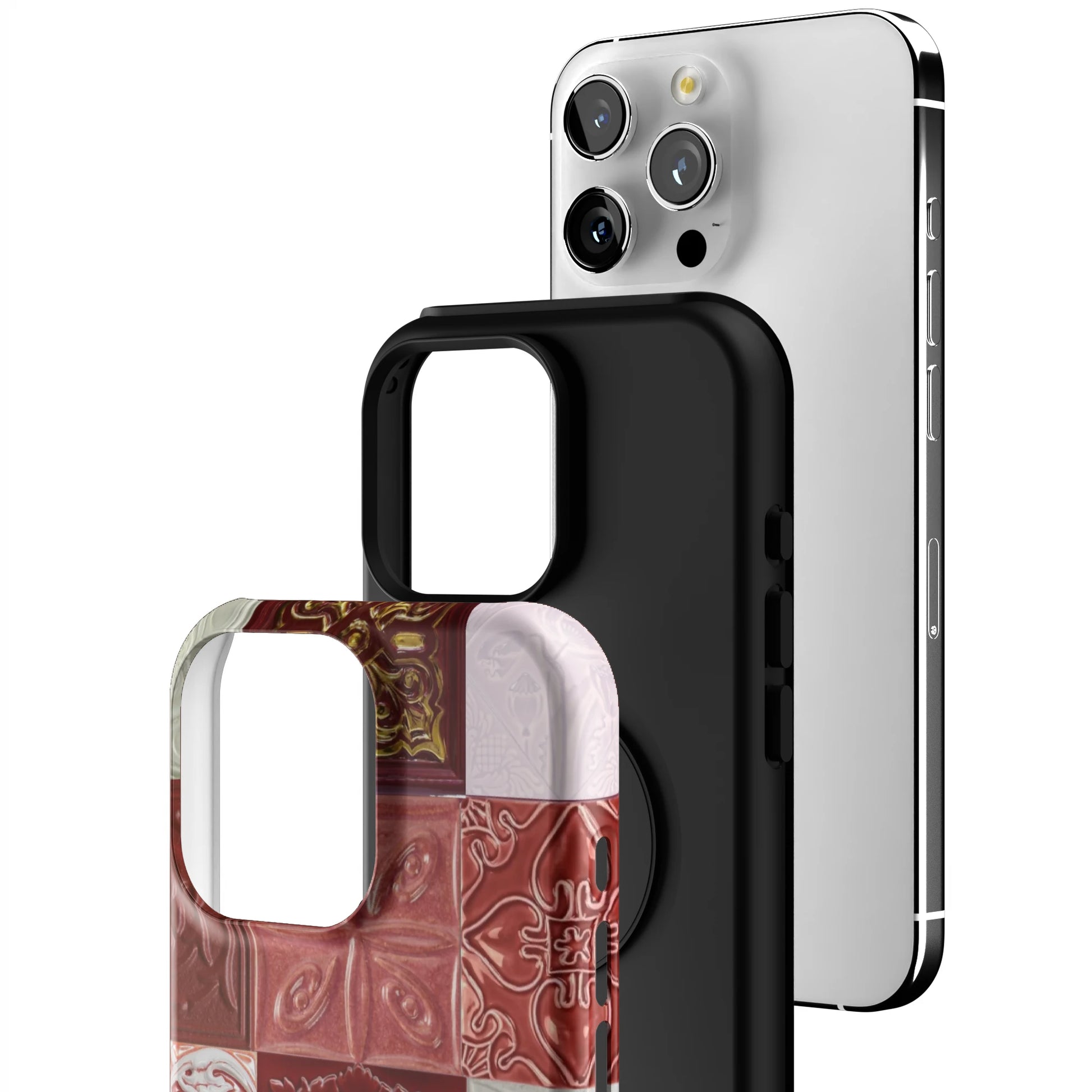 Checkered-Rouge-iphone-case-iPhone 16 Pro Max-3