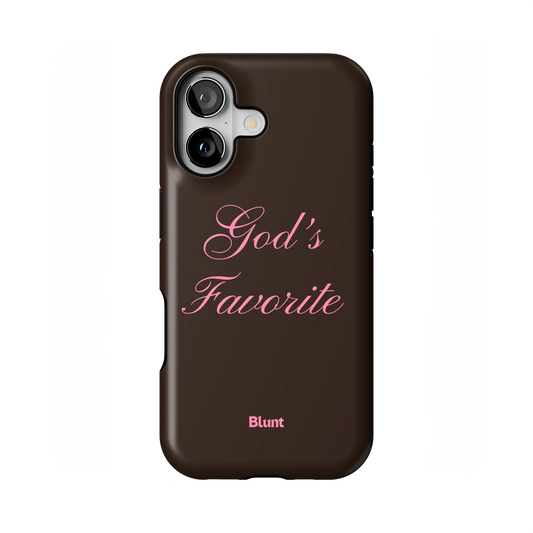 Gods Favorite Brown iPhone Case