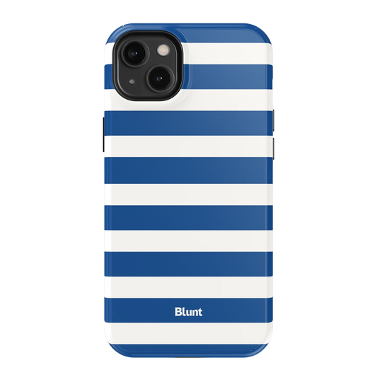 Navy Stripe iPhone Case