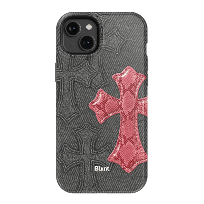 Pinkscale Cross iPhone Case