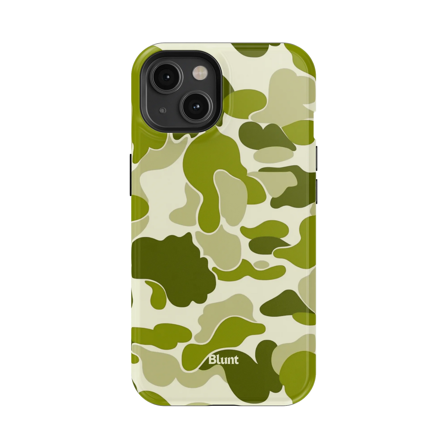 Lime Camo iPhone Case