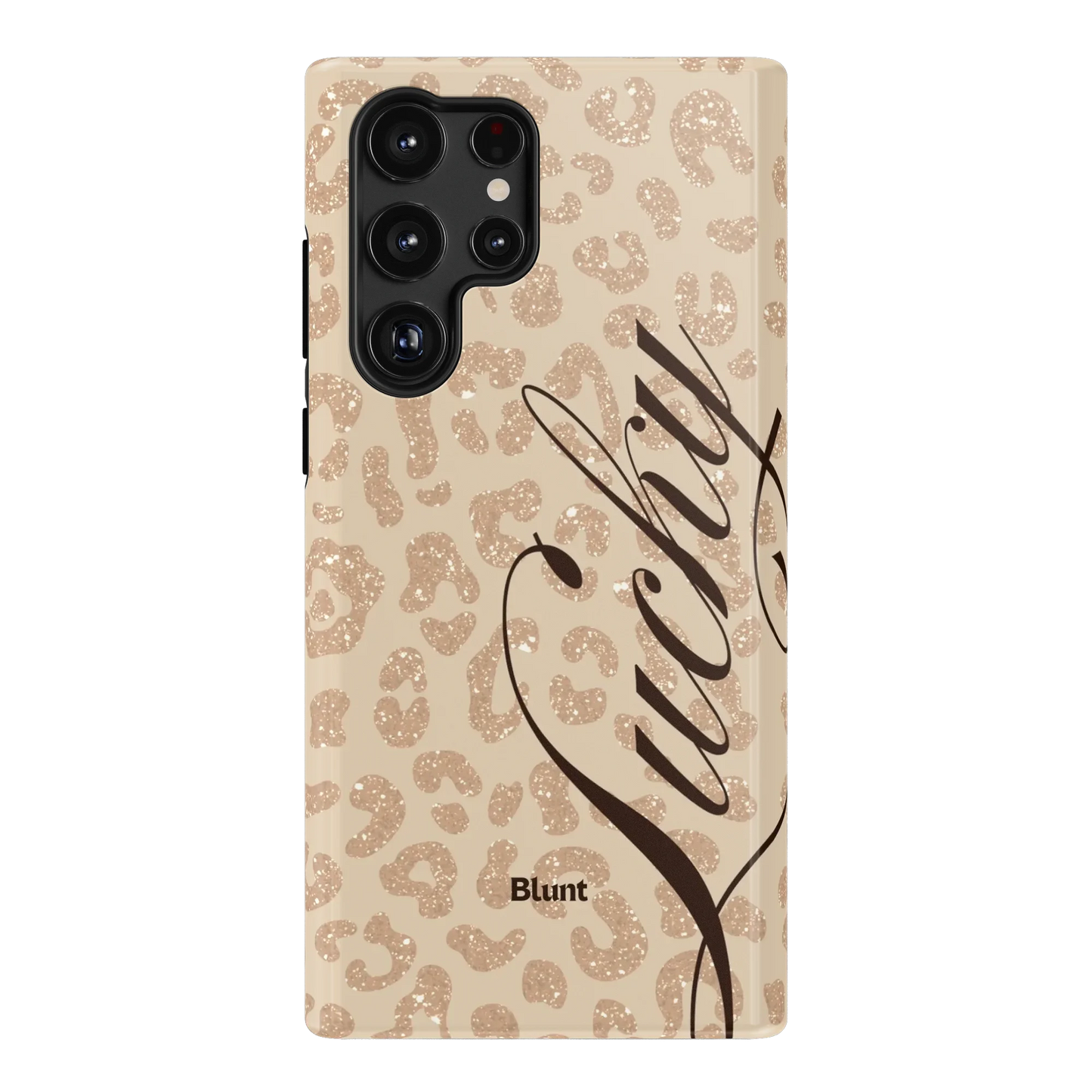 Cream Cheetah Lucky Samsung Case