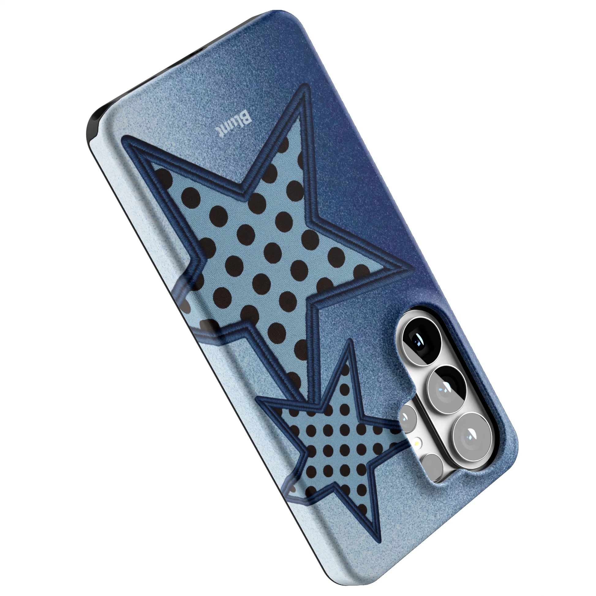 Blue-Polka-Star-samsung-case-Galaxy S26 Ultra-4