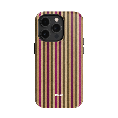 Pecan Stripe iPhone Case