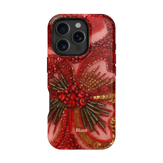 Crimson iPhone Case