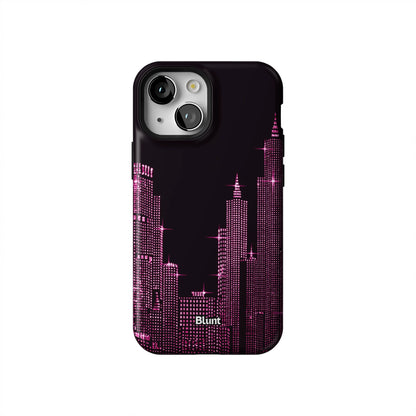 Pink-NYC--SKYELINE-iphone-case-iPhone 13 Mini-1