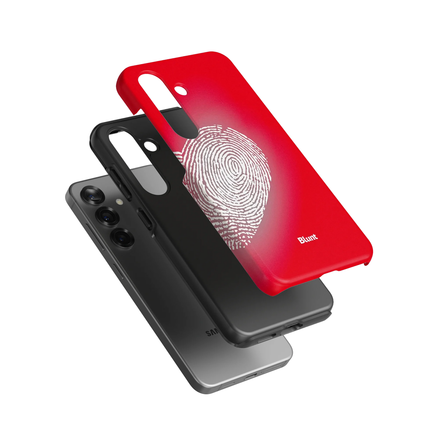 Heart Print Red Samsung Case