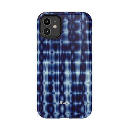 Blue Ripple iPhone Case