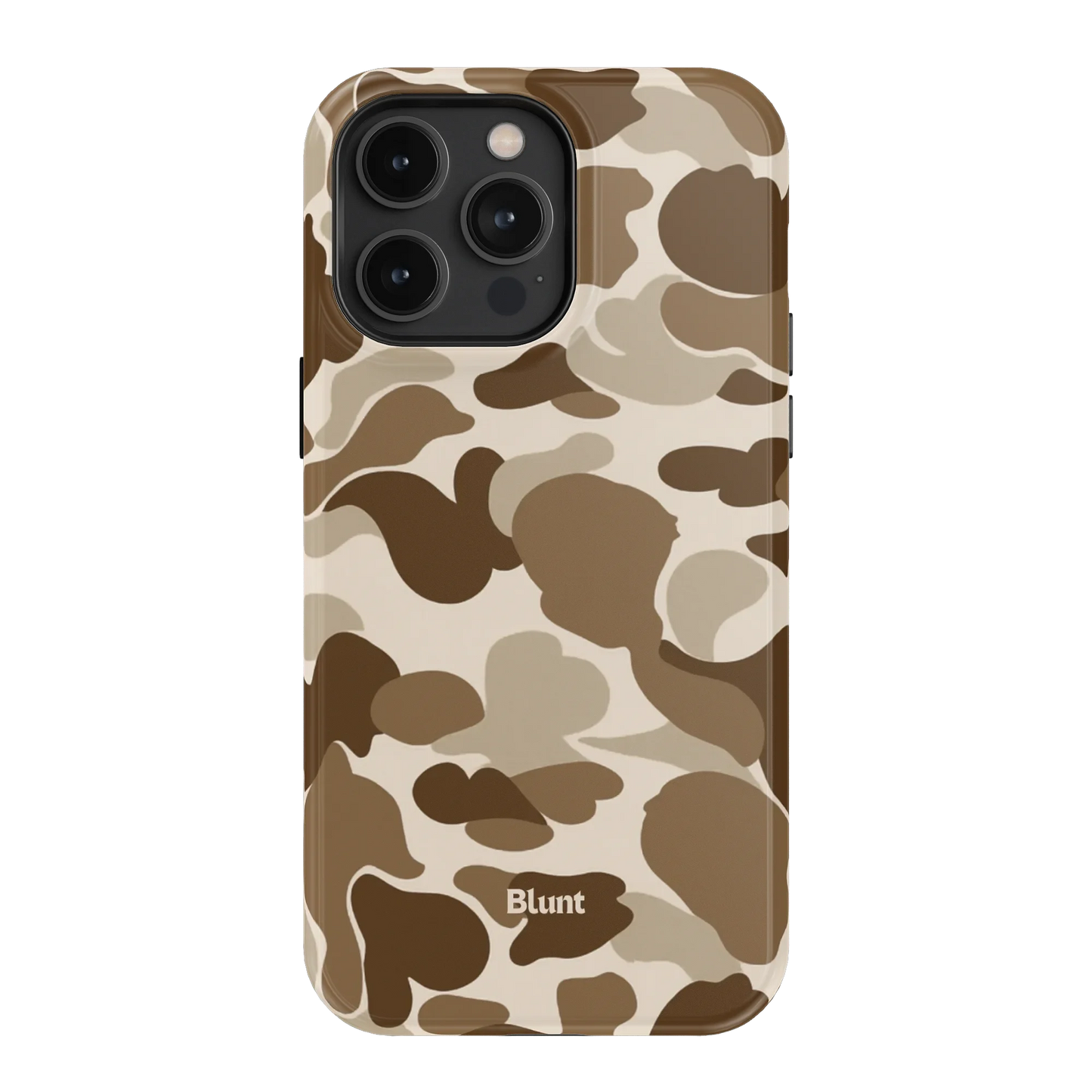 Brown Camo iPhone Case