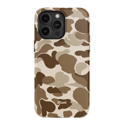 Brown Camo iPhone Case