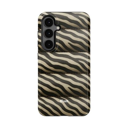Zebra Puffer Samsung Case