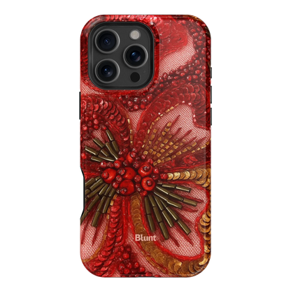 Crimson iPhone Case