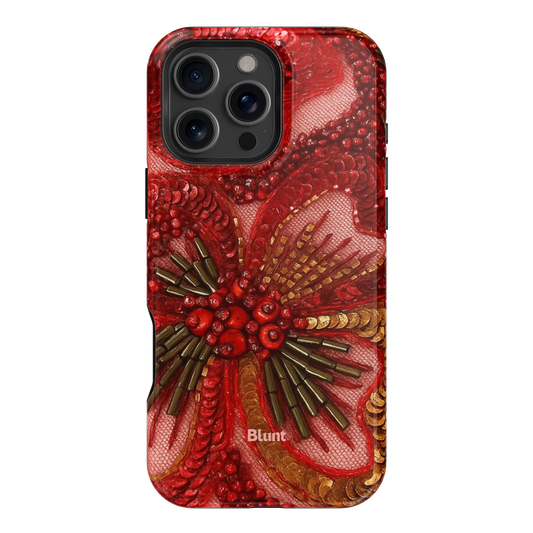Crimson iPhone Case