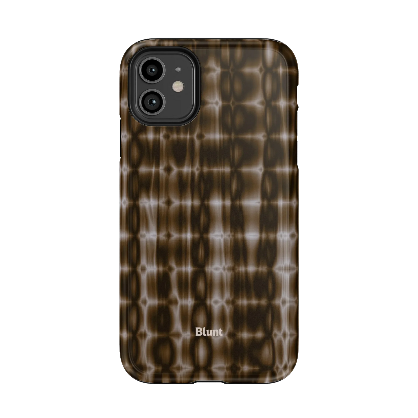 Brown Ripple iPhone Case