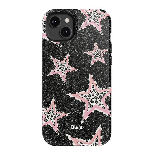 Pink Zebra Stars iPhone Case