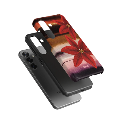 Crimson Bloom Samsung Case