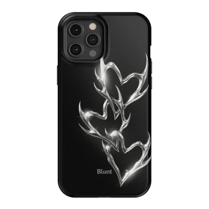 Chrome Flame iPhone Case