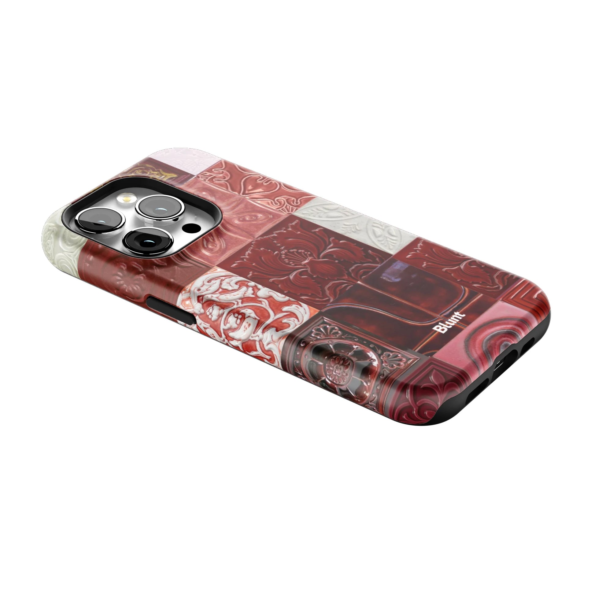 Checkered-Rouge-iphone-case-iPhone 15 Pro-2