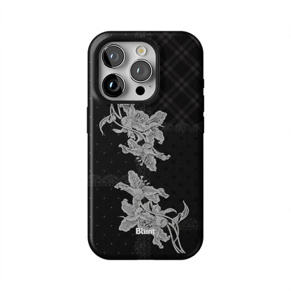 NOIR-PETALS-iphone-case-iPhone 15 Pro-1