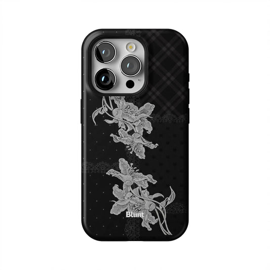 NOIR-PETALS-iphone-case-iPhone 15 Pro-1