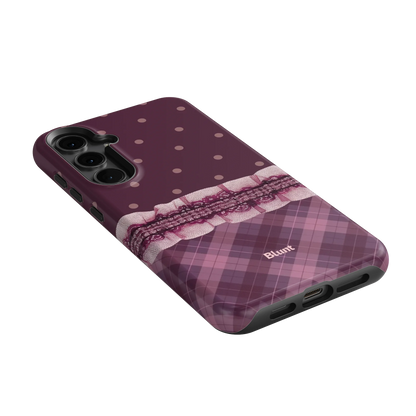 Lilac-Lattice-samsung-case-S24 Plus-2