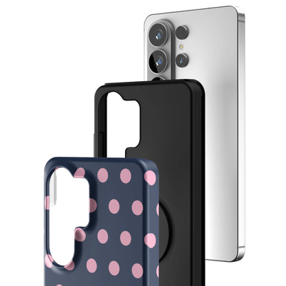Navy-Polka-samsung-case-Galaxy S26 Ultra-3