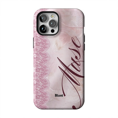 Blush-Laced-Muse-iphone-case-iPhone 12 Pro Max-1