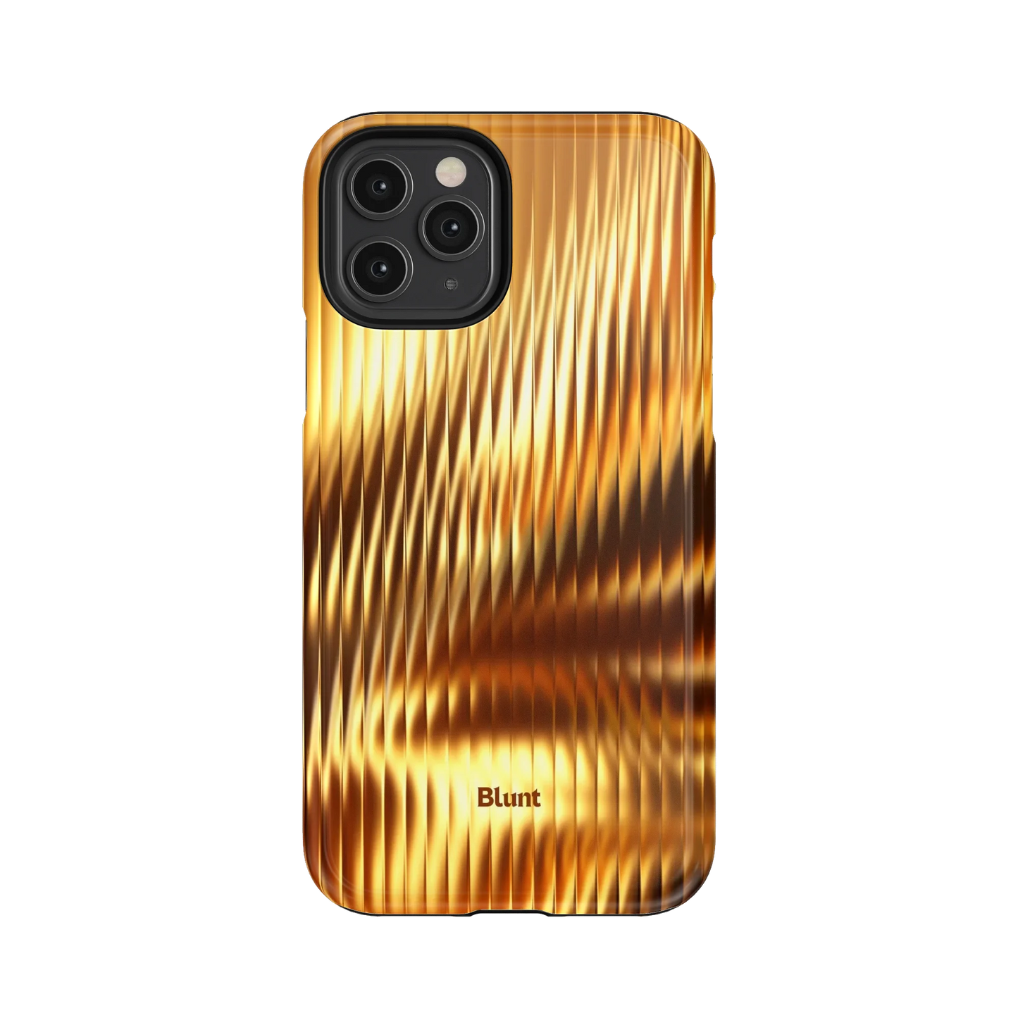 Golden Ripple iPhone Case